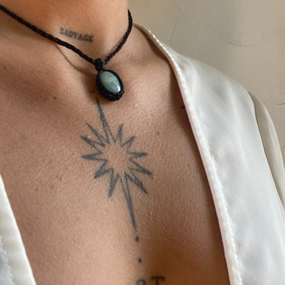 Collier artisanal - Turquoise - Picture 3 of 4